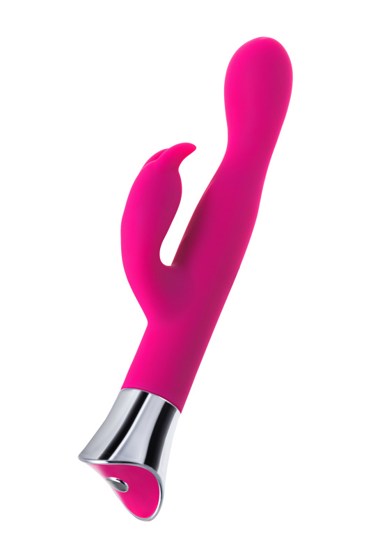 Изображение 4, Вибратор с клиторальным стимулятором JOS LOLY, с гибкой головкой, силикон, розовый, 21,6 см, TFA-783013