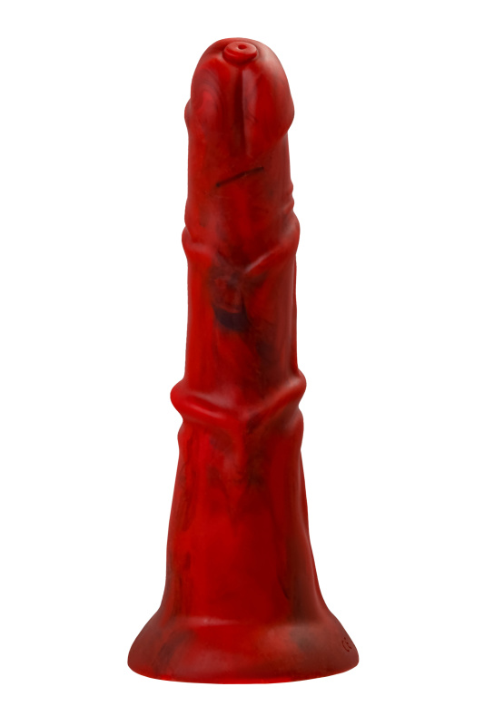 Изображение 2, Вибратор Black&Red by TOYFA Monster Rex, силикон, красно-черный, 24,5 см, TFA-901018