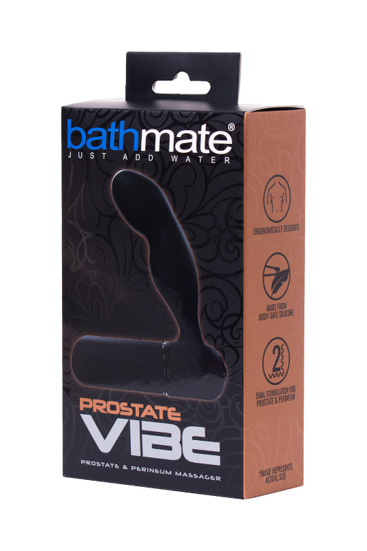 Изображение 7, Стимулятор простаты Bathmate Vibe, ABS пластик, Чёрный, 10,5 см, TFA-BM-PM-BR