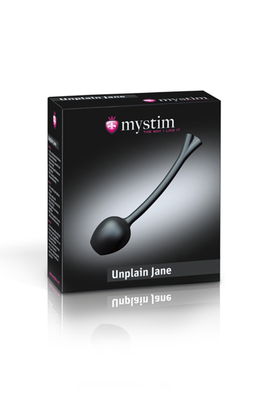 Изображение 2, Вагинальные шарики Mystim Mono Unplain Jane Geisha Balls, электростимуляция, силикон, черные, Ø 3,3, TFA-46285