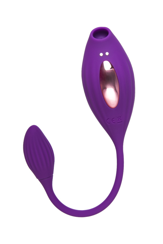 Изображение 3, Вакуумный стимулятор клитора JOS Ginny, силикон, фиолетовый, 31 см, TFA-782037