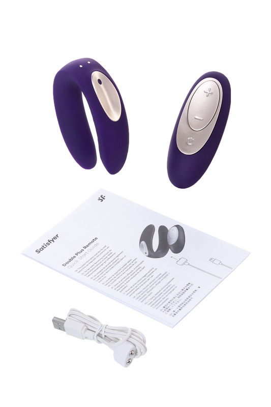 Изображение 11, Многофункциональный стимулятор для пар Satisfyer Partner Toy REMOTE, силикон, фиолетовый, 18 см., TFA-J2008-3-01