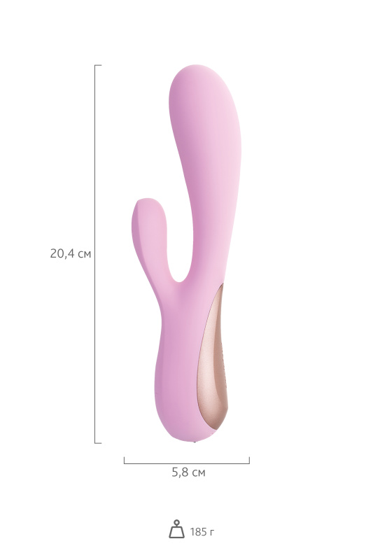 Изображение 7, Нереалистичный вибратор Satisfyer Mono Flex, силикон, розовый, 20,4 см., TFA-J2018-87-3