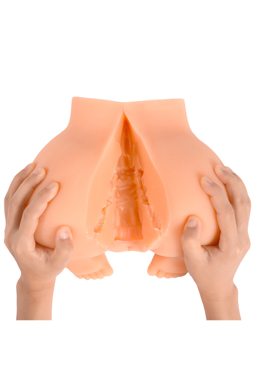 Изображение 13, Мастурбатор реалистичный вагина+анус, XISE , TPR, телесный, 22 см, TFA-XS-MA50021