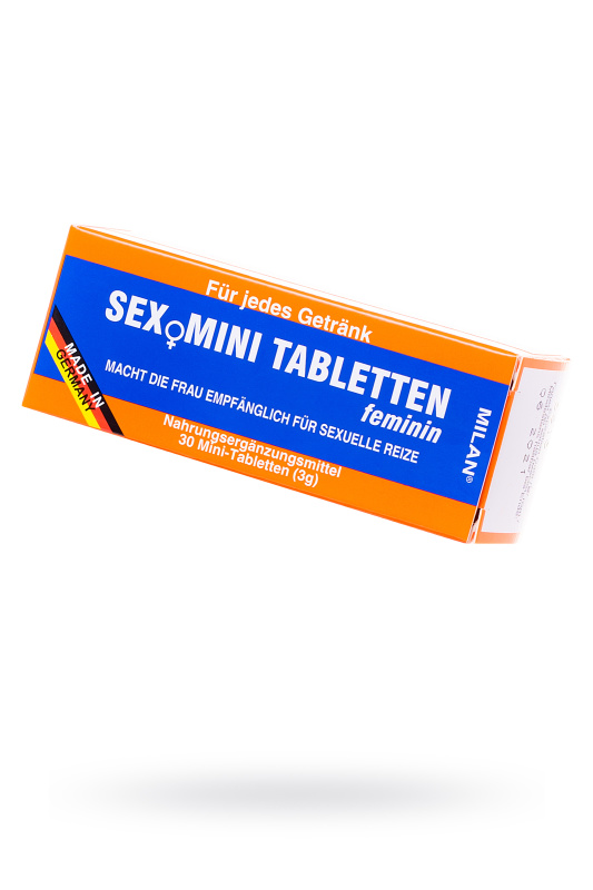 Изображение 1, Таблетки возбуждающие Milan Sex-Mini-Tabletten-feminin для женщин, 30 шт, WBAD-07