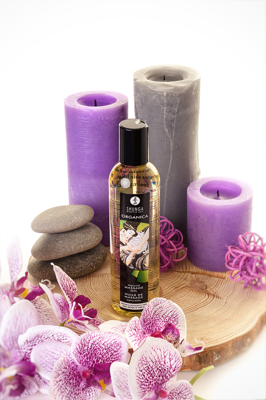 Изображение 15, Масло для массажа Shunga Organica Aroma and Fragrance Free, возбуждающее, 240 мл, TFA-1122