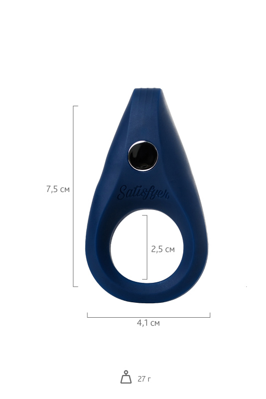 Изображение 8, Эрекционное кольцо на пенис Satisfyer Rings, силикон, синий 7,5 см., TFA-J02008-11