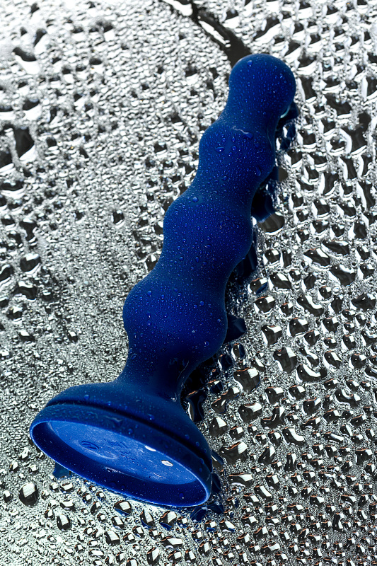 Изображение 21, Анальная вибровтулка O'Play Wave с пультом ДУ, силикон, синий, 15,5 см., TFA-221003