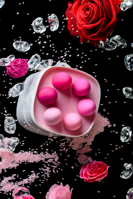 Изображение 11, Набор вагинальных шариков Eromantica K-ROSE, силикон, розовый, 6 шт, TFA-210206