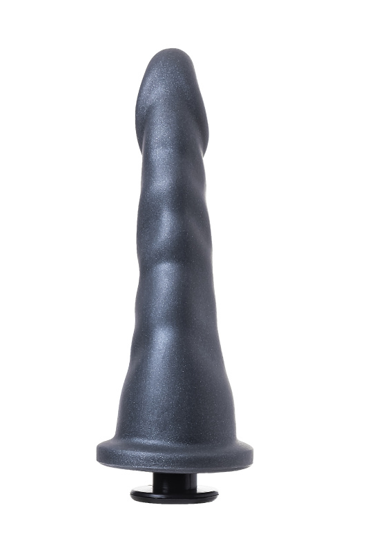 Изображение 4, Насадка для страпона RealStick Strap-On Axel, PVC, чёрный, 17,5 см, TFA-972004