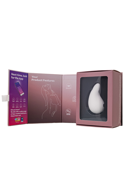 Изображение 9, Вибромассажер Satisfyer Dew Drop, силикон, белый, 8,1 см, TFA-4066929