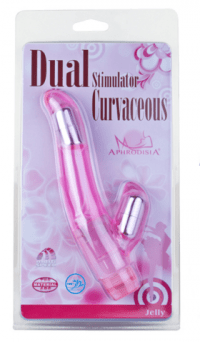 вибратор dual stimulator curvaceous фиолетовый 83059-PURPLE