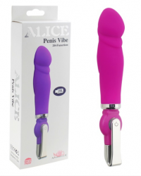 вибратор alice 20-function penis vibe pink IN-55202pinkHW